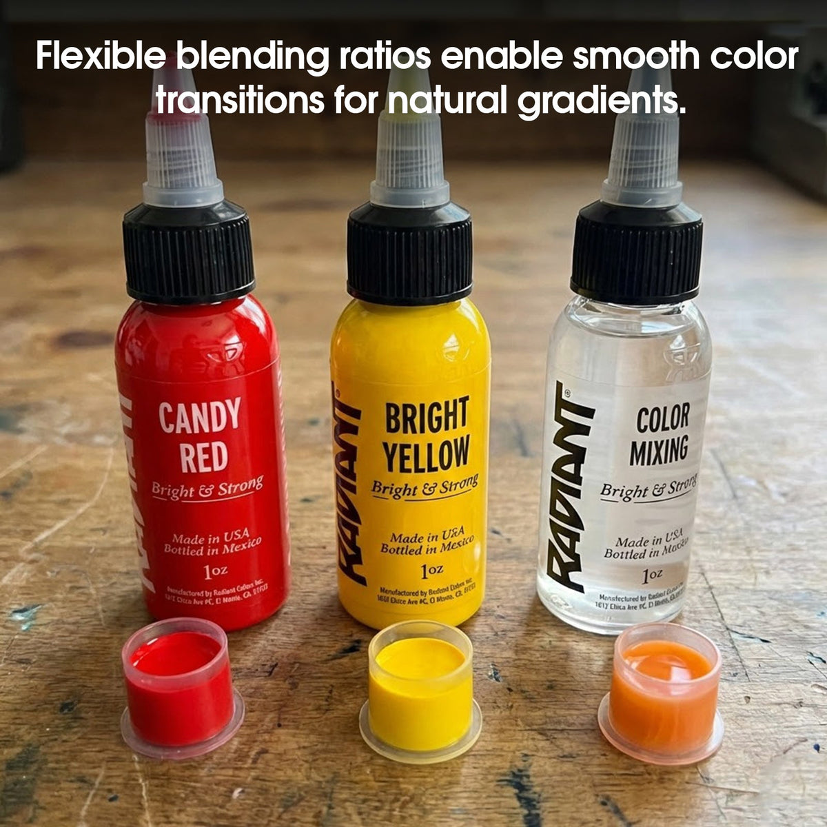 Radiant Tattoo Color Mixing Solution Color 1OZ