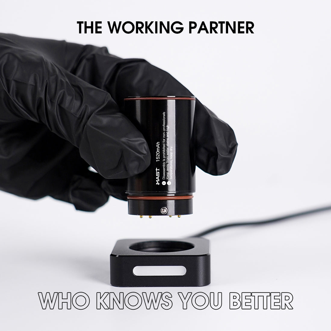 Original Battery&Charging Base for MAST Racer Pro Wireless Tattoo Pen Machine