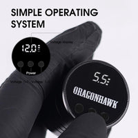 Dragonhawk Beginner Wireless Tattoo Kit With Batteries