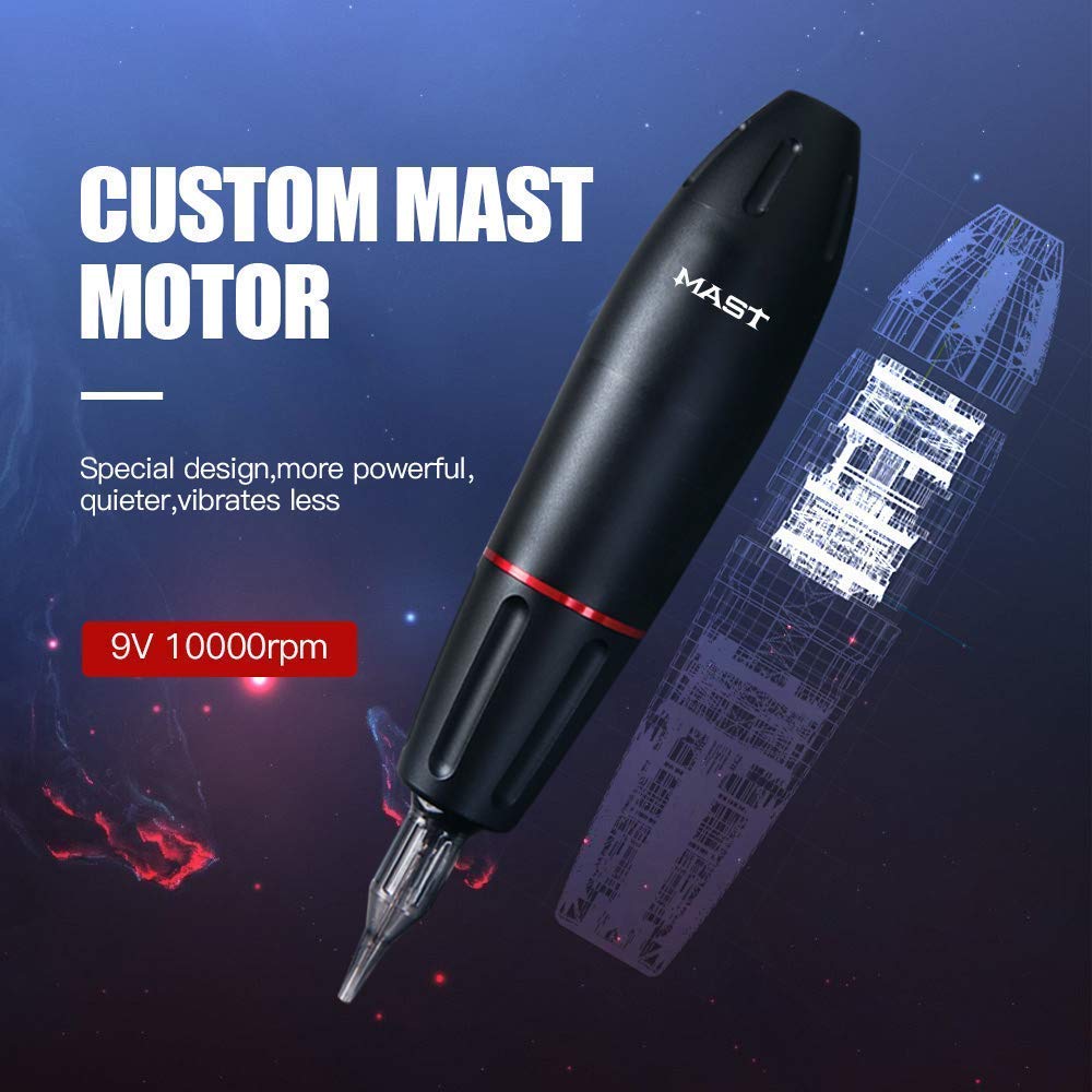 Dragonhawk Beginner Wireless Tattoo Kit With Batteries