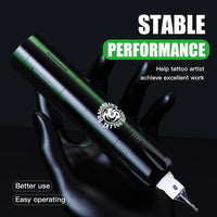 Dragonhawk Beginner Wireless Complete Tattoo Kit 2 Batteries