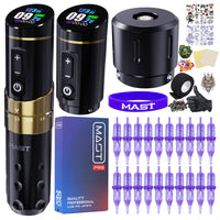 Mast Flip3 Wireless Tattoo Machine Pen Professional Bundle