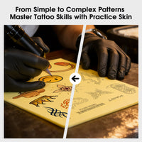 Dragonhawk Pattern-Printed Tattoo Practice Skin Silicone Fake Skin