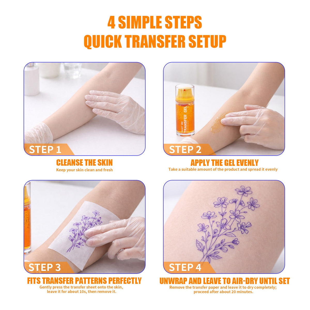Mast Tattoo Transfer Gel Professional Stencil Gel for Clear