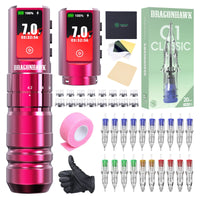 Dragonhawk A3 Pro Wireless Tattoo Pen Machine Kit