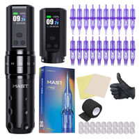 Dragonhawk Mast Fold2 Pro Wireless Tattoo Kit With 20pcs Tattoo Needles