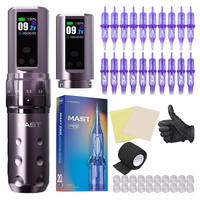 Dragonhawk Mast Fold2 Pro Wireless Tattoo Kit With 20pcs Tattoo Needles