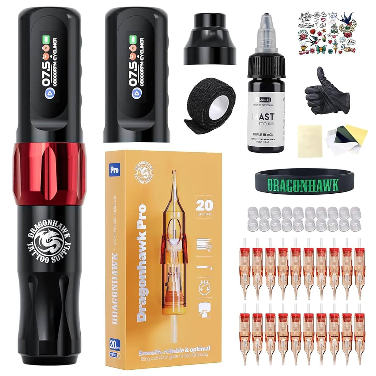 Dragonhawk Atom2 Permanent Makeup Tattoo Machine Kit