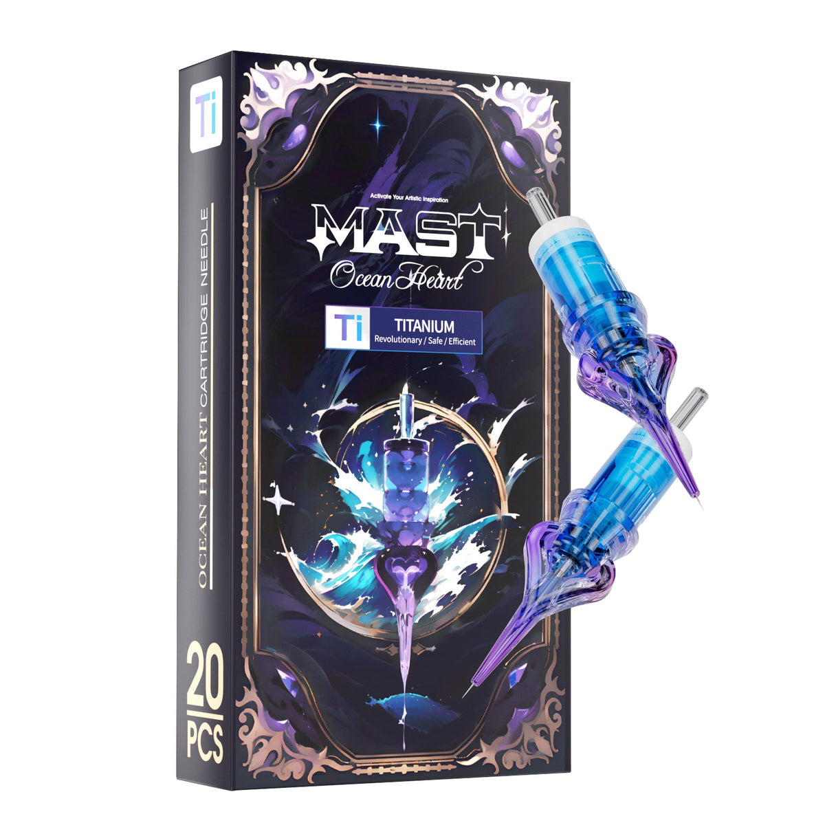 Mast Ocean Heart Ti Series Cartridge Needles – Box of 20
