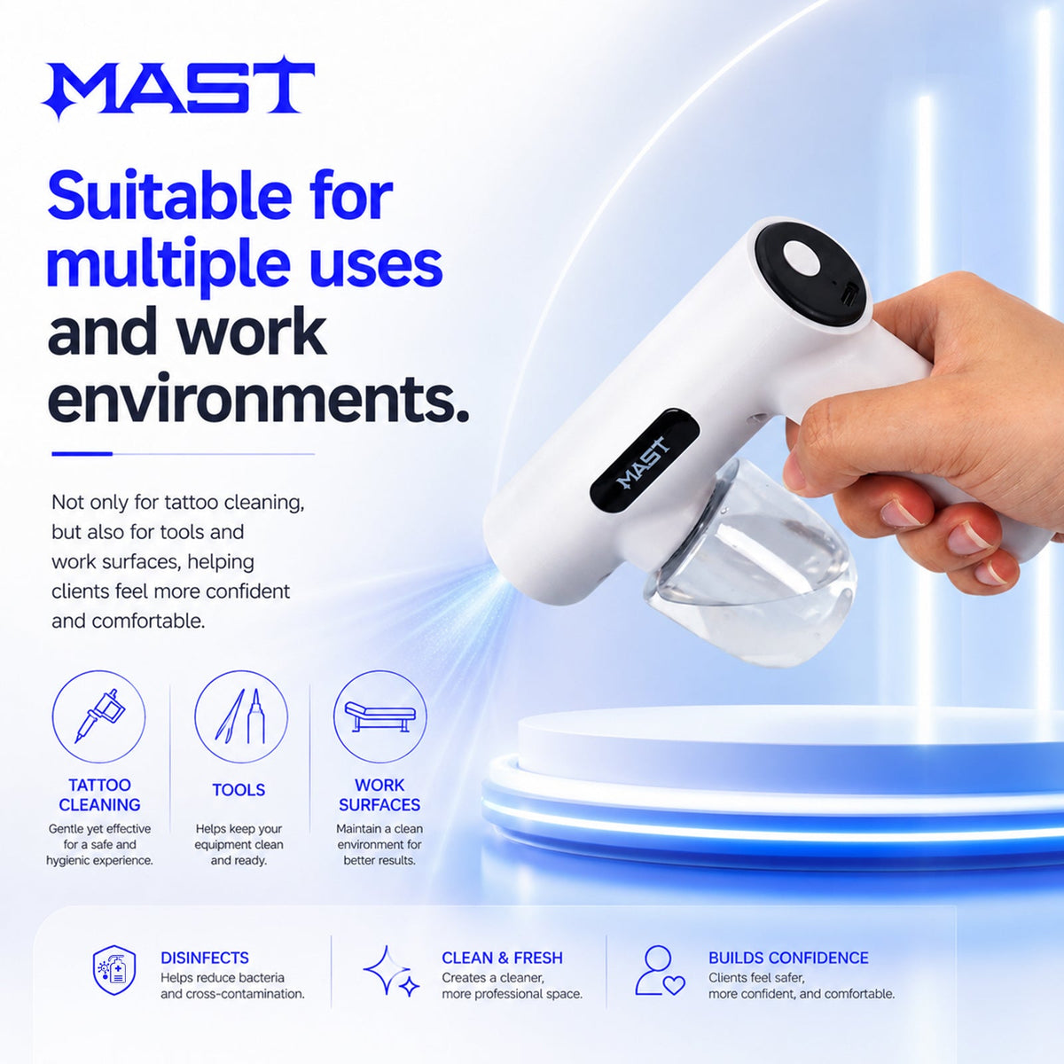 Mast Mini Disinfection Spray Gun Professional Cleaning & Sanitary Workflow Tool