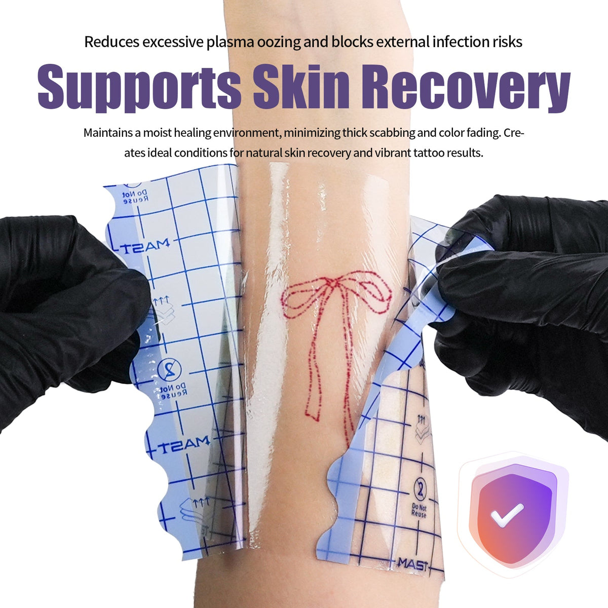 Mast Tattoo Aftercare Wrap Dual-Tear Tattoo Protection Film