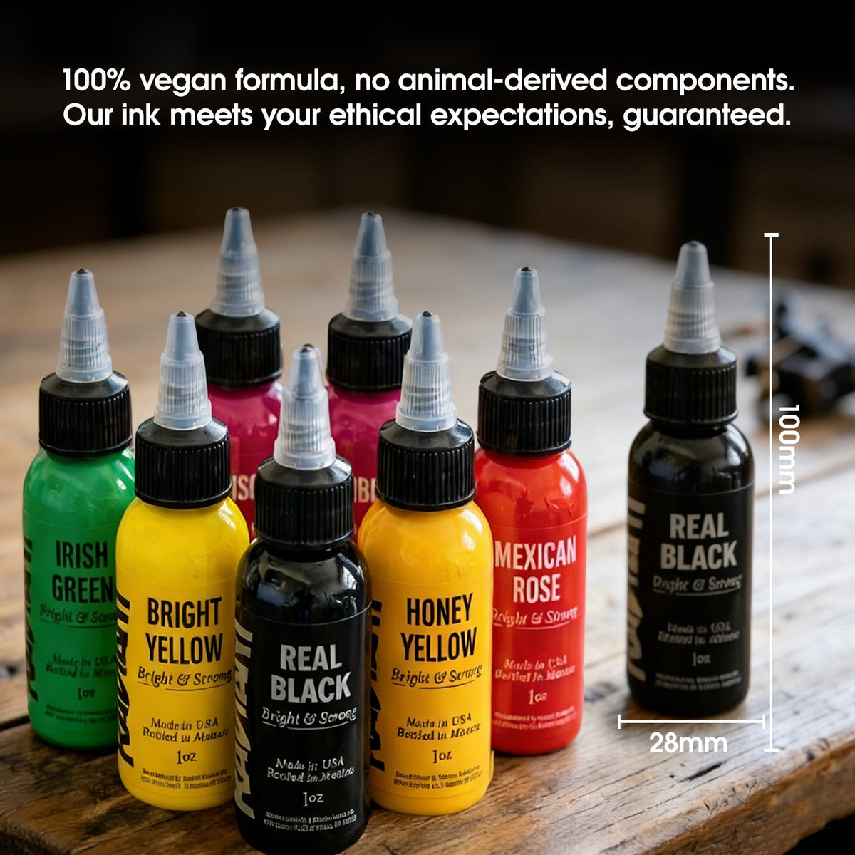 Radiant Tattoo Ink Vibrant Color Series 1OZ