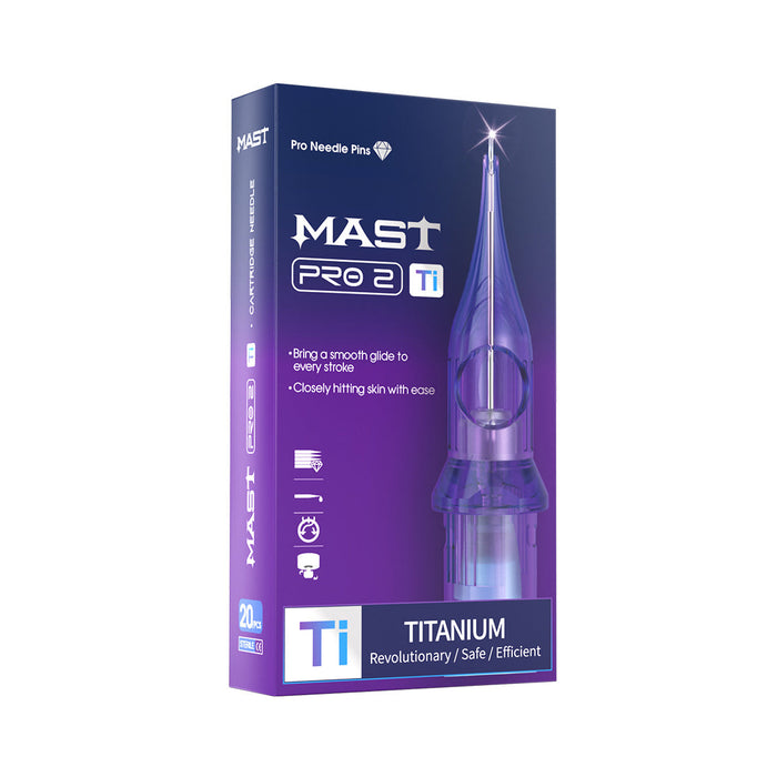 Mast Pro2 Ti Series Tattoo Cartridge Needles - Box of 20