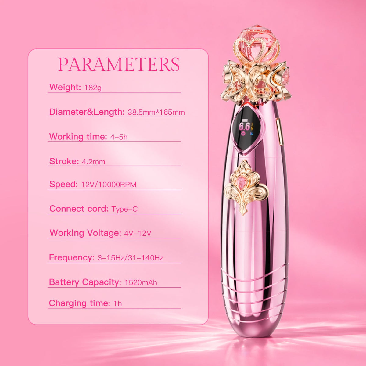 Faviamo Luma Wireless Tattoo Pen Machine with 4.2mm Stroke