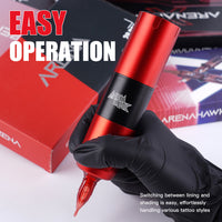 Arenahawk Cordless Tattoo Machine Kit for Beginners Complete Tattoo Pen Set