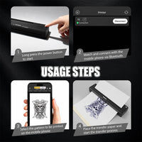 Dragonhawk A4 Wireless Thermal Tattoo Stencil Printer Machine Portable Tattoo Printer