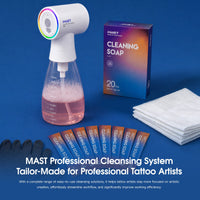 Mast Cleaning Soap Tattoo 10g Supplies Deep Cleansing & Soothing Solution 20Pcs