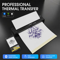 Dragonhawk A4 Wireless Thermal Tattoo Stencil Printer Machine Portable Tattoo Printer