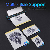 Dragonhawk A4 Wireless Thermal Tattoo Stencil Printer Machine Portable Tattoo Printer