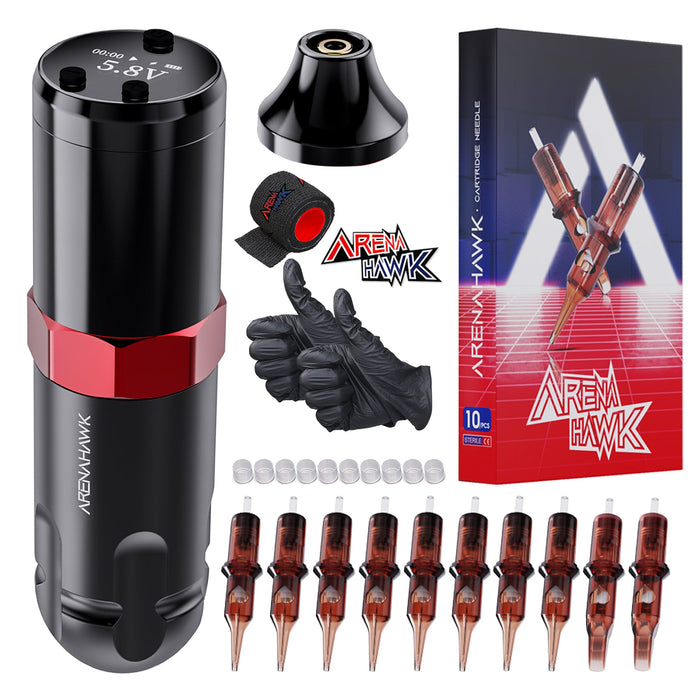 Arenahawk Ranger Wireless Tattoo Pen Machine Starter Bundle