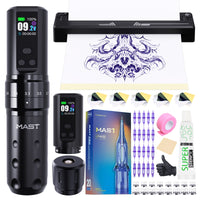 Mast Tattoo Fold2 Pro Wireless Pen Machine Kit With 20Pcs Needles