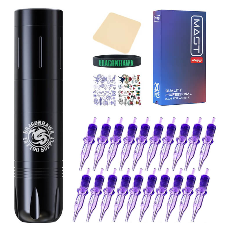 Dragonhawk X3 PRO Wireless Pen Machine Kit With Mast Pro Cartridges for Beginners