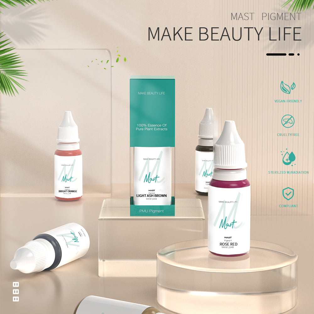 Mast Ink for Eyebrow Color Permanent Makeup Machine Pigment