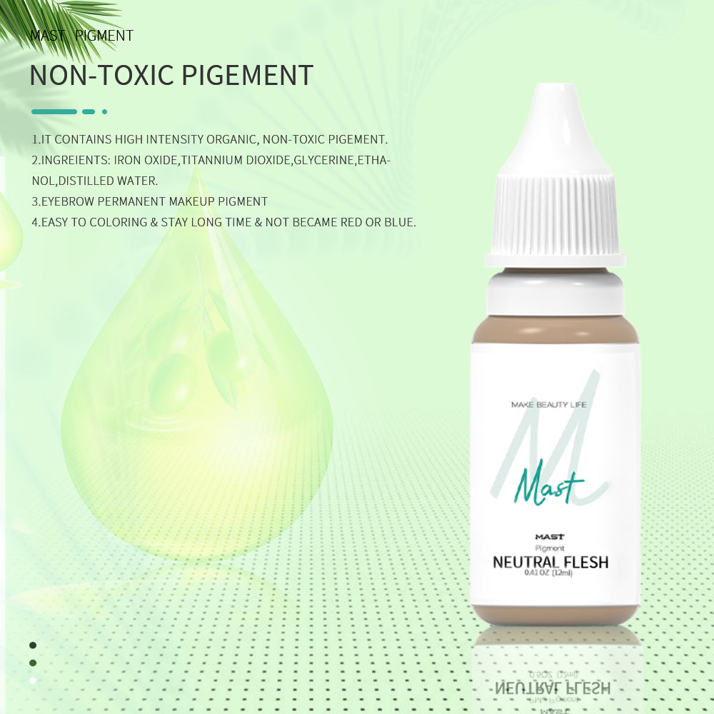 Mast Ink for Eyebrow Color Permanent Makeup Machine Pigment