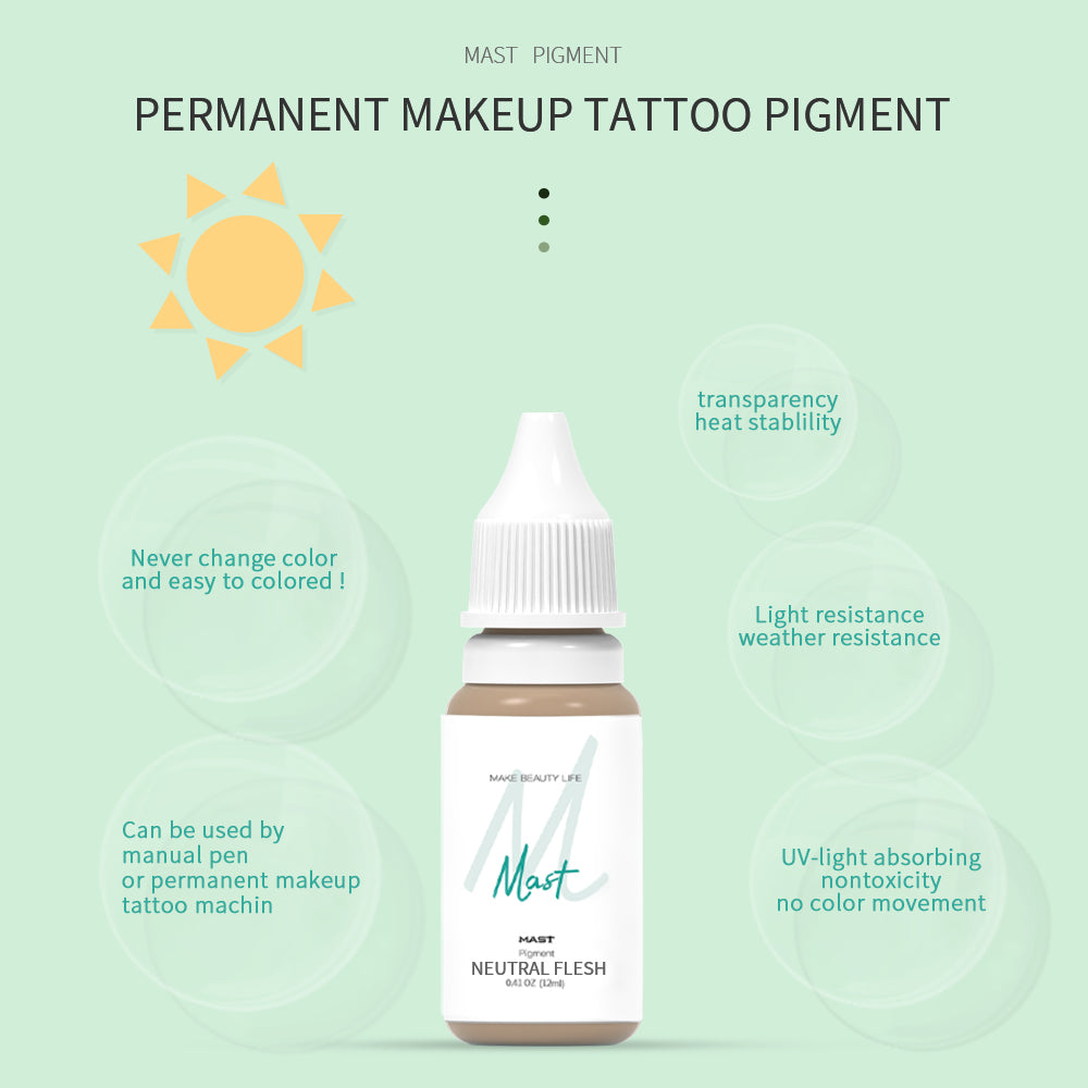 Mast Ink for Eyeliner Color Permanent Makeup Machine Pigment Black