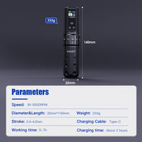 Dragonhawk Mast Fold2 Pro Machine Pen Wireless Professional Bundle (2 Batteries ver)