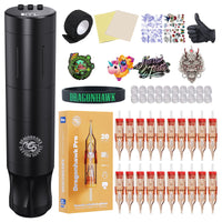 DragonHawk A3 Wireless Tattoo Pen Kit for Beginners