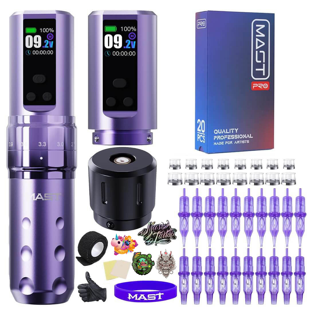 Dragonhawk Mast Fold2 Pro Machine Pen Wireless Professional Bundle (2 Batteries ver)