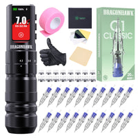 Dragonhawk A3 Pro Wireless Tattoo Pen Machine Kit