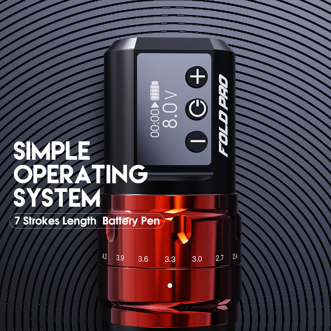 The Year of Dragonhawk Fold Pro Machine Pen with  Two Batteries