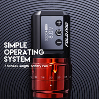 The Year of Dragonhawk Fold Pro Machine Pen with  Two Batteries