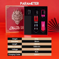 The Year of Dragonhawk Fold Pro Machine Pen with  Two Batteries
