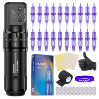 Dragonhawk Fold Pro Rotary Tattoo Machine With Dual Battery Kit