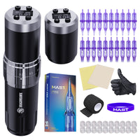 Dragonhawk Wireless Tattoo Machine Kit With 20pcs Tattoo Needles