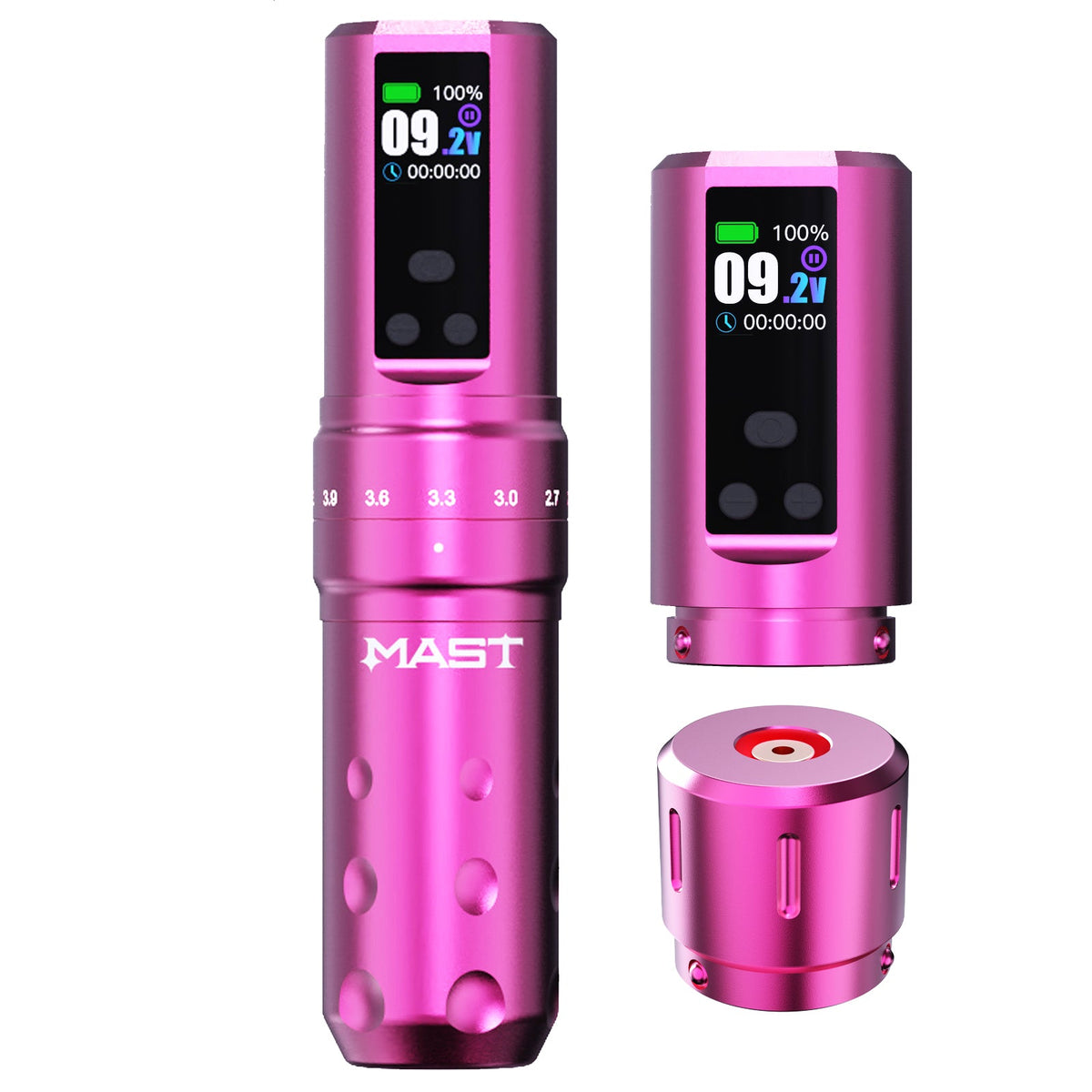Mast Fold2 Pro Wireless Tattoo Pen Machine 2 Replaceable Batteries
