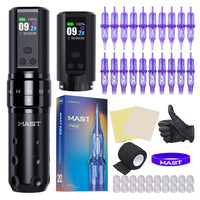 Dragonhawk Mast Fold2 Pro Wireless Tattoo Kit With 20pcs Tattoo Needles