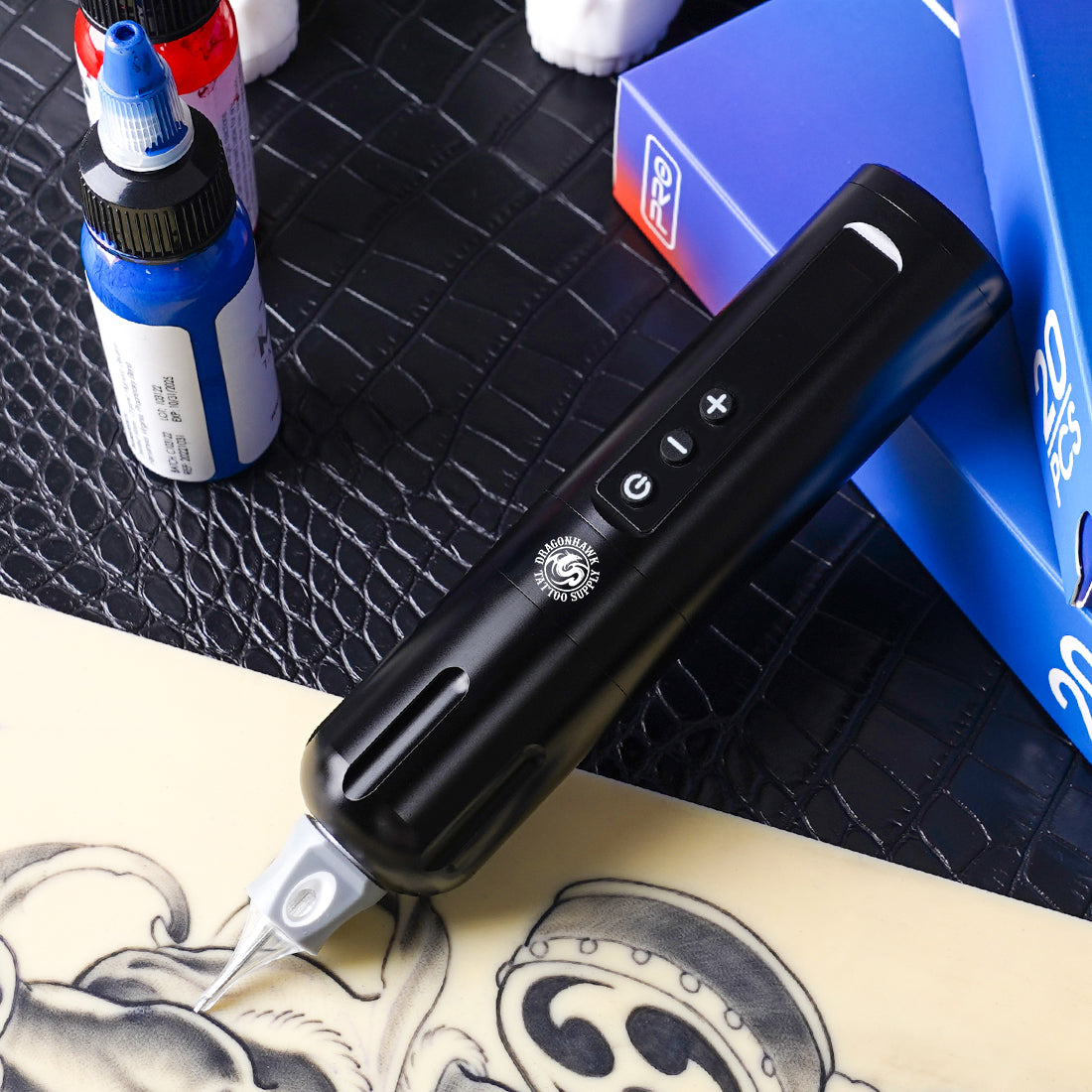 Dragonhawk X10 Wireless Tattoo Pen Machine