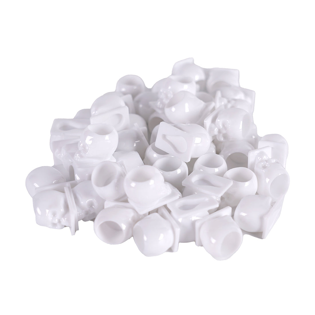 DragonHawk Tattoo Skull Ink Cup Pigment Cup With Base 50Pcs