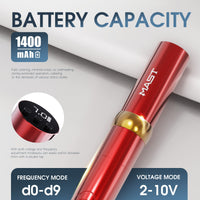 Mast P10 Pro Tattoo Pen Wireless Battery Kit With 3.0mm Stroke Length