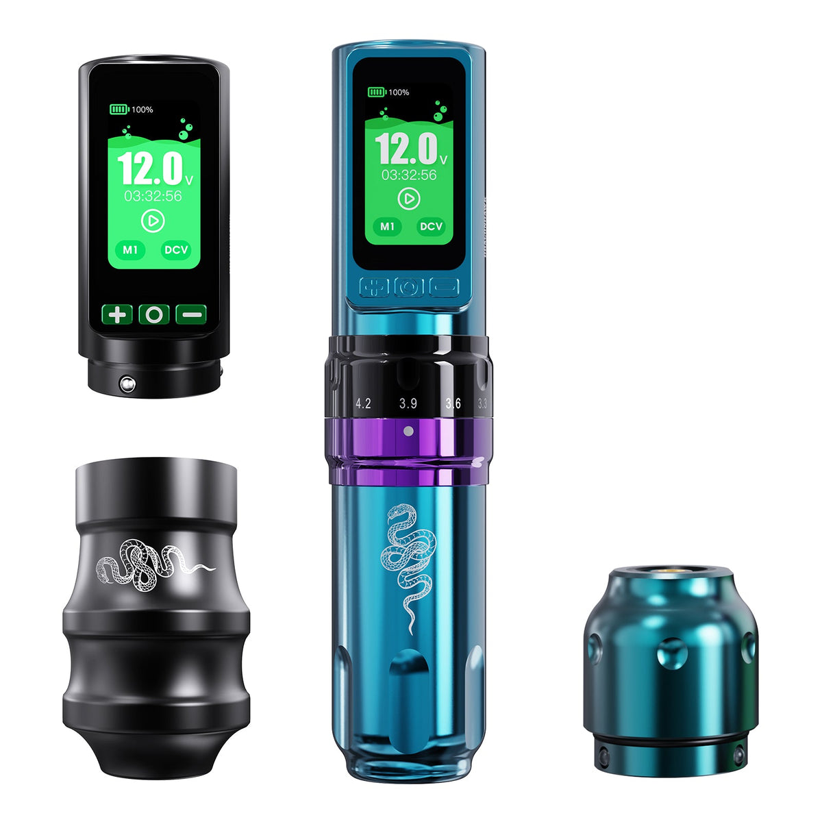 Dragonhawk Fold Pro Year of Snake Edition Wireless Tattoo Machine Pen 3000mAh Battery