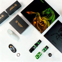 Mast Fold Pro Year of the Horse Edition Wireless Tattoo Pen Machine  2.5-4.5mm 7 Adjustable Strokes