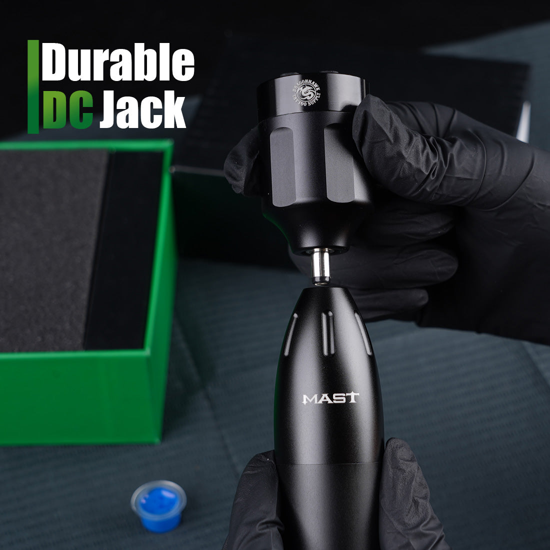 Dragonhawk B2 Wireless Tattoo Battery DC Jack