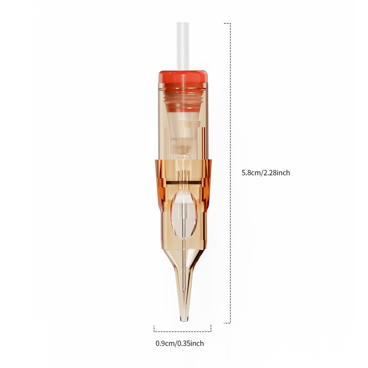 Dragonhawk Pro Tattoo Cartridge Needles 0.35MM Round Shader (20PCS)