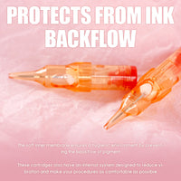 Dragonhawk Pro Tattoo Cartridge Needles 0.30MM Round Liner (20PCS)