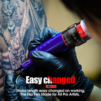 Mast Flip Rotary Tattoo Machine Pen Advanced Bundle - Dragonhawktattoos