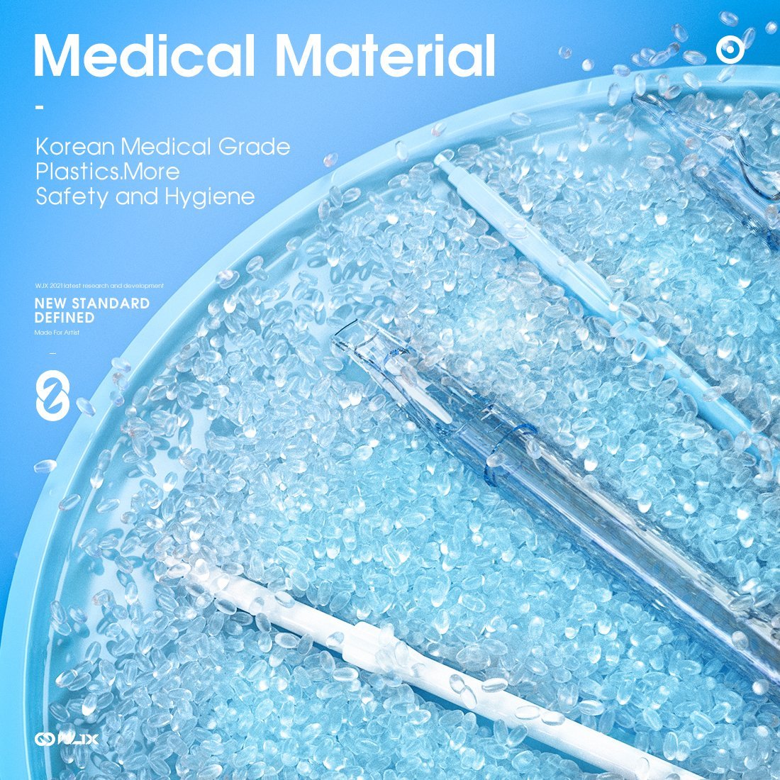 WJX Macropin Cartridges Needles 0.35MM Standard Magnum(MGL) 5mm Taper - Box of 20 - Dragonhawktattoos